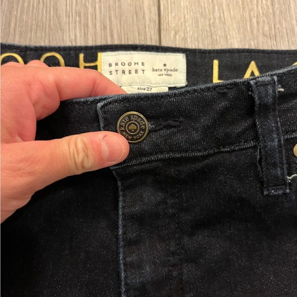 Kate Spade Broome Street Dark Wash Skinny Jeans Size 27 - Picture 5 of 12